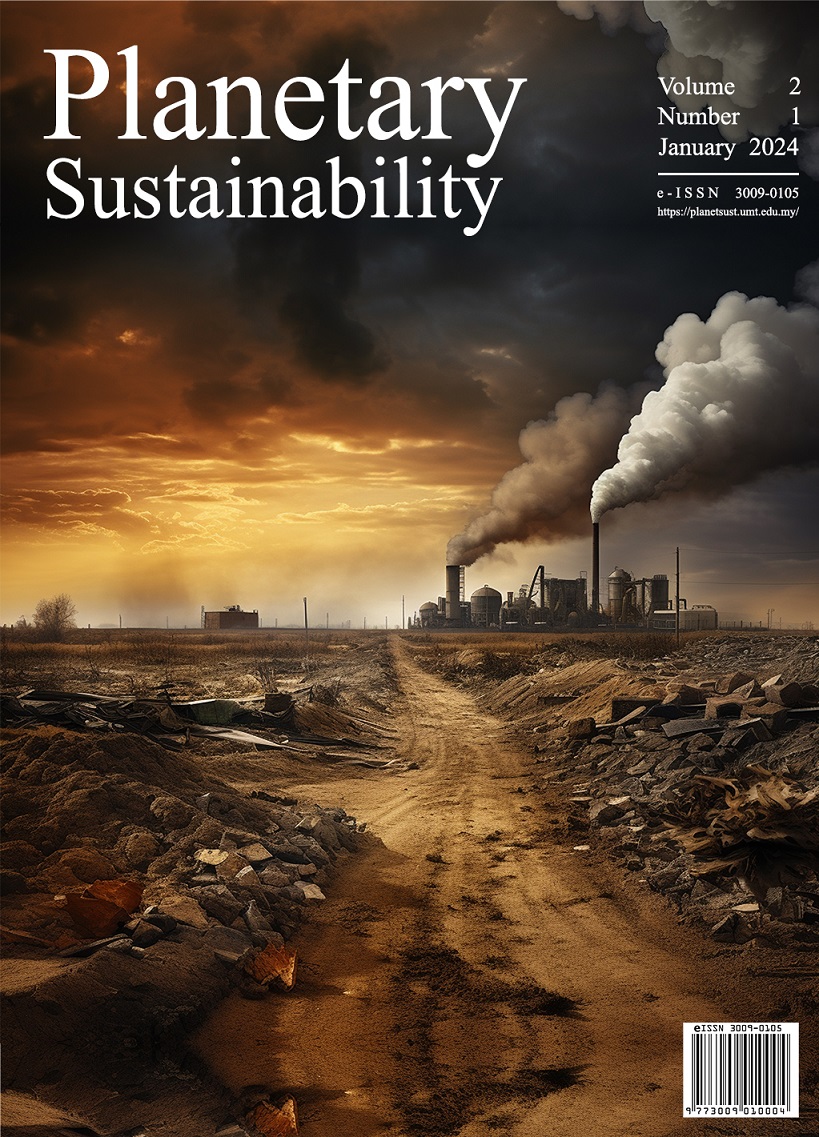 					View Vol. 2 No. 1 (2024): PLANETARY SUSTAINABILITY VOLUME 2 NUMBER 1, JANUARY 2024
				